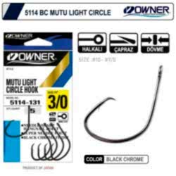 Owner 5114 BC No:3/0 Mutu Light 5pcs - OWNER