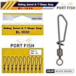 Portfish BL1020 No:10 Kilitli Maket Klipsi 10pcs - PORT FİSH