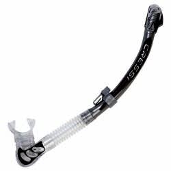 CRESSI BETA SNORKEL SILVER/BLACK - Cressi