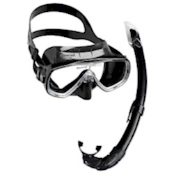 CRESSI ONDA MARE BLACK MASKE ŞNORKEL SET - Cressi