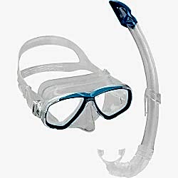 CRESSI PERLA MARE MASKE ŞNORKEL SET CLEAR/BLUE - Cressi