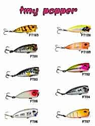 Fujin Tiny Popper 4cm 3gr #FT03 Trans iwashi Maket Yem - FUJIN