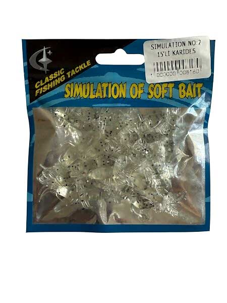 Kaira Simulation 50mm 15'li Yumuşak Karides No:2 - 1