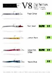 NANIWAOSAKASHI SERIES V8 JIG 5,5GR LEMON BACK - 2