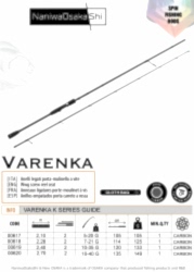 NANIWAOSAKASHI VARENKA 2,28CM 7-21GR 2PCS OLTA KAMISI - NANIWAOSAKASHI