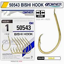 Owner 50543 Bishi Hook Gold İğne No:4 - OWNER