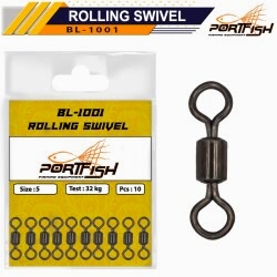PORTFISH BL1001 No:4 Fırdöndü 10pcs - PORT FİSH