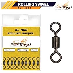 PORTFISH BL1001 No:6 Fırdöndü 10pcs - PORT FİSH