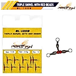 PORTFISH BL1008 NO:7*9 UCLU KIRMIZI FIRDONDU 10 LU - PORT FİSH