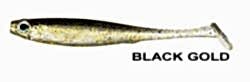 RYUJI MISTER SHAD 10CM ,7GR , BLACK GOLD SAHTE BALIK 3PCS - RYUJI