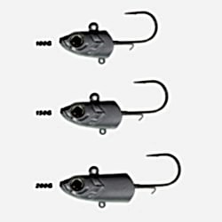 SEABOR DEEP FAKE 150GR JIG HEAD (2 AD), WHITE GLOW - SEABOR