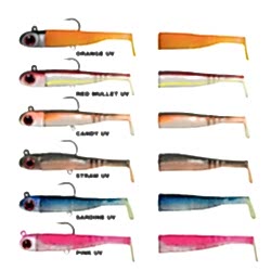 SEABOR LILY SHAD 100GR 2+1 SİLİKON YEM,CANDY UV - SEABOR