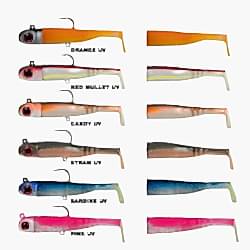 SEABOR LILY SHAD 100GR 2+1 SİLİKON YEM,STRAW UV - SEABOR