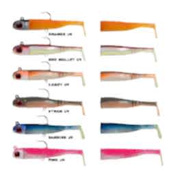 SEABOR LILY SHAD 60GR 2+1 SİLİKON YEM,CANDY UV - SEABOR