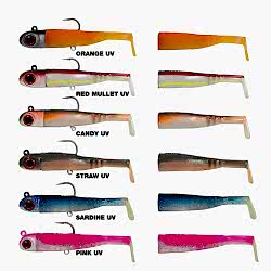 SEABOR LILY SHAD 60GR 2+1 SİLİKON YEM,ORANGE UV - SEABOR