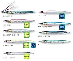 SG 3D Slim Jig Minnow 80 gr 14 cm Glow Yellow - SAVAGE GEAR