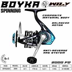 Wily boyka 2000 Olta Makinası 6+1 bb - WİLY