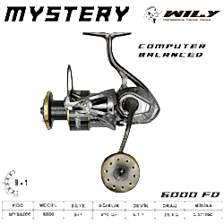 Wily Mystery 5000 Spin Olta Makinası 9+1 bb - WİLY